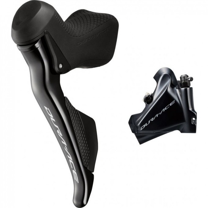 Шифтер/Тормозная ручка SHIMANO DURA-ACE, R9120, левый, на 2 скорости под дисковый тормоз с тросом ISTR9120LI